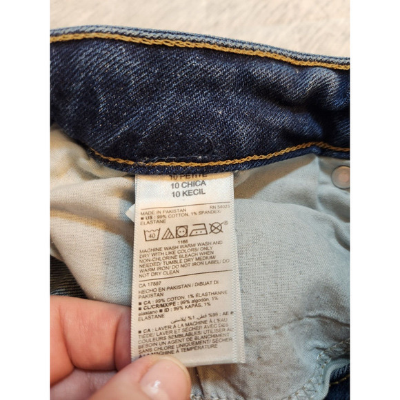 Old Navy Women's High-rise Curvy OG Straight Secret Smooth Pockets Jeans Size 10 - Picture 5 of 8